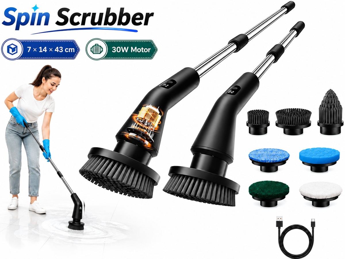 Electric Spin Scrubber Cordless