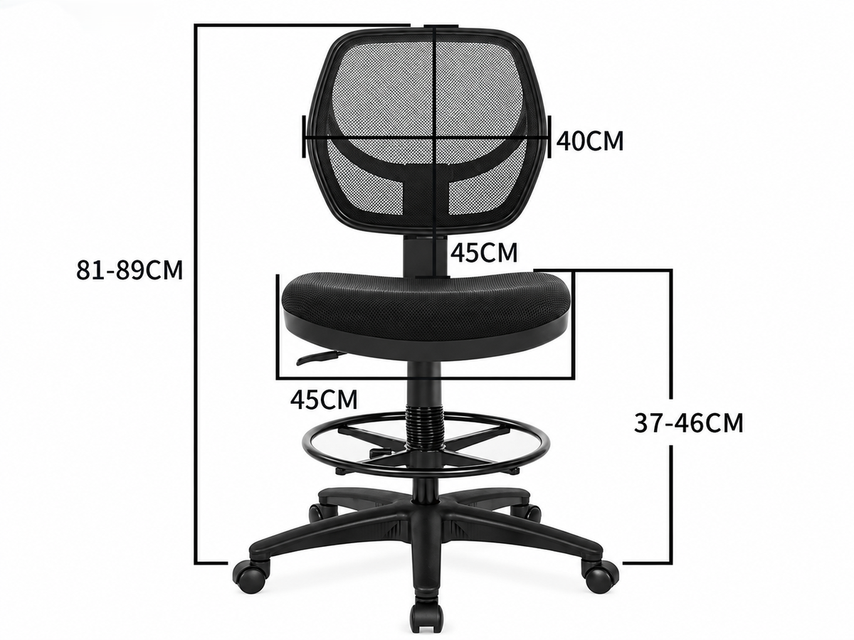 Drafting Chair Adjustable Standing Desk Chair