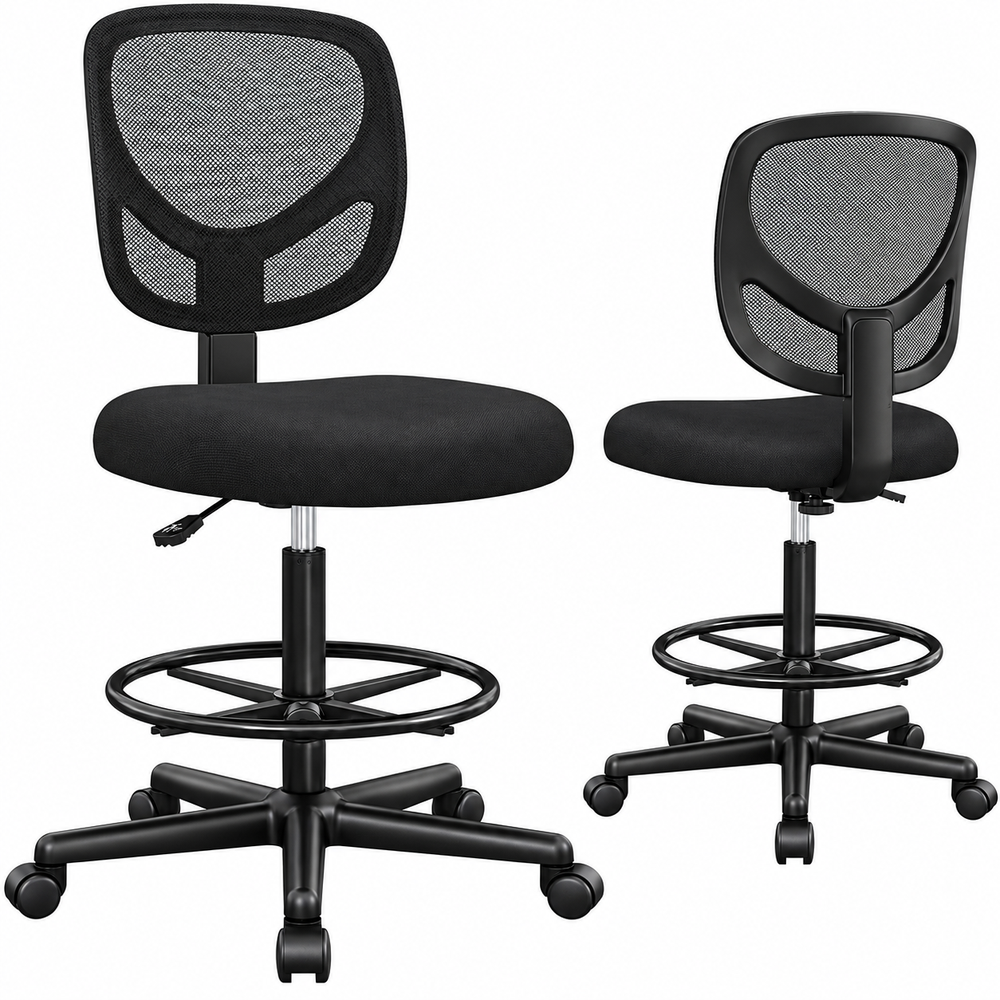 Drafting Chair Adjustable Standing Desk Chair