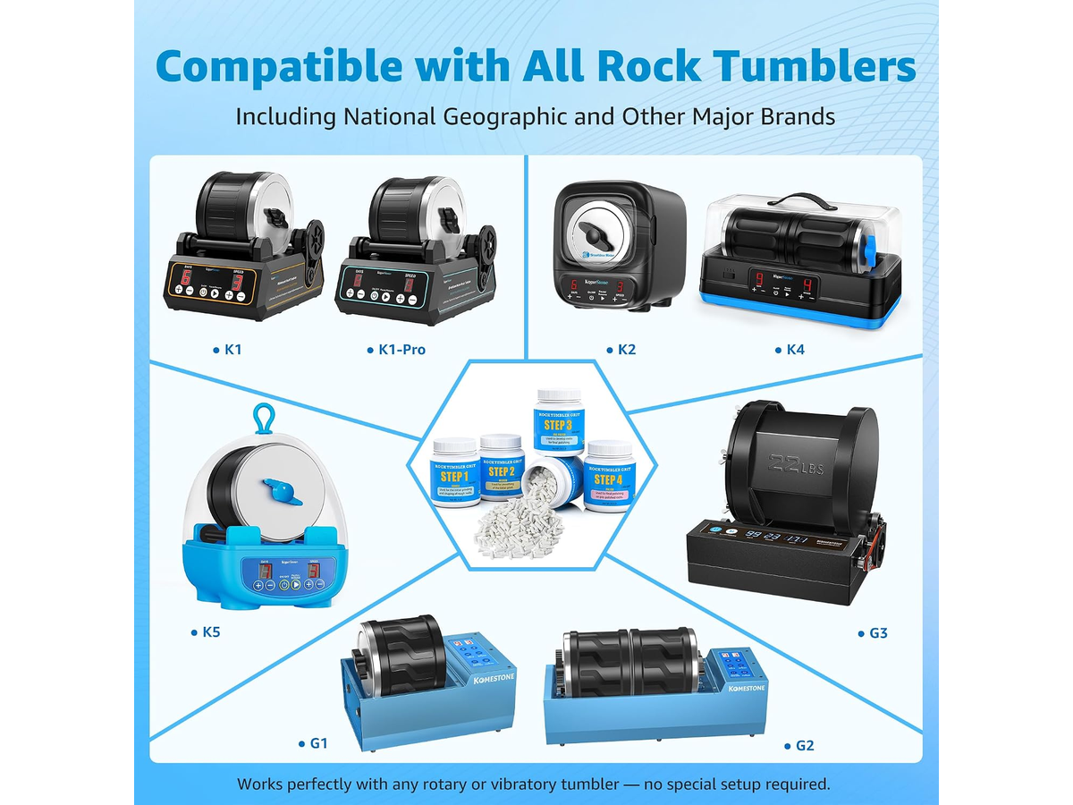Rock Tumbler Grit Kit