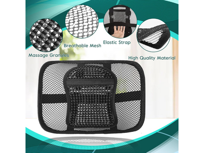Ergonomics Seat Back Support Mesh Lumbar Lower Brace Support