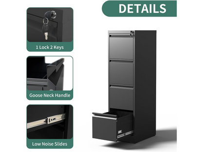 Metal File Cabinet 4 Drawer