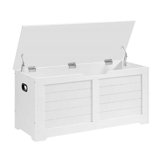 white storage chest bench