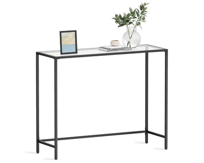 Stylish black console table