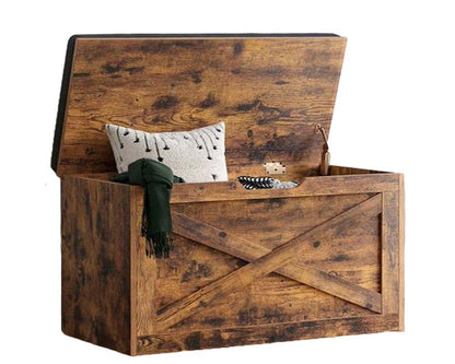 VASAGLE Storage Bench Brown