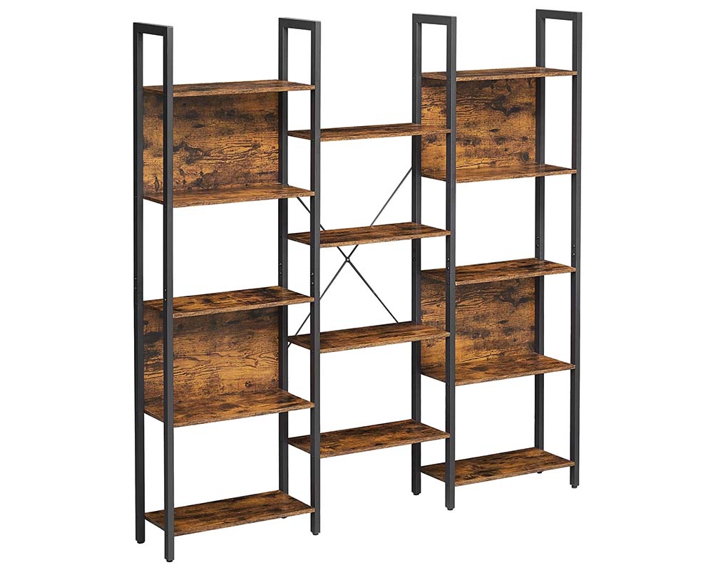 Adjustable feet bookshelf