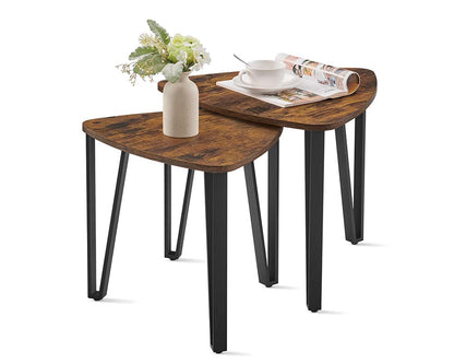 Vasagle Coffee Table Nesting Table Set - 2pc