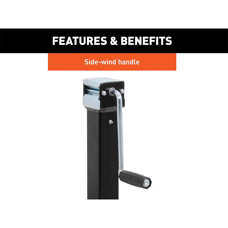 Hand crank trailer jacks