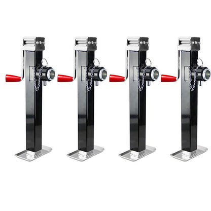 Heavy duty trailer jacks