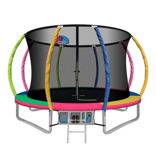 trampoline with safety net
