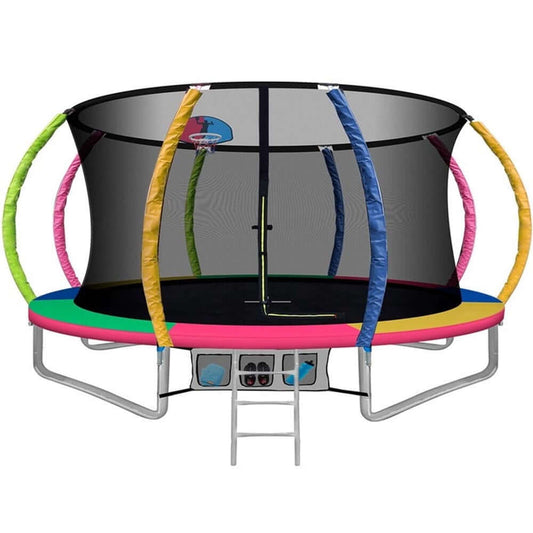 Trampoline 12FT Trampolines With Basketball Hoop