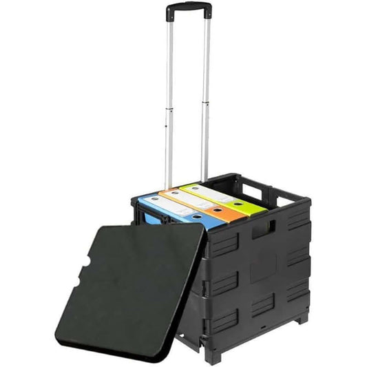 Foldable shopping trolley