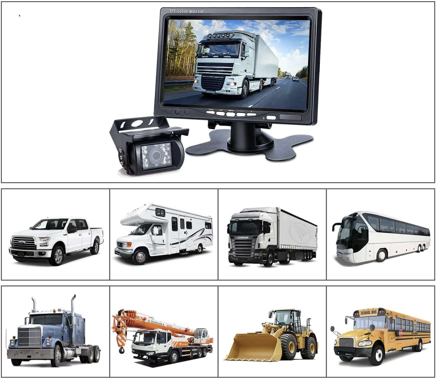 Car rearview camera system
