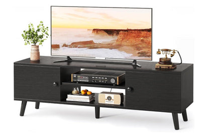 Entertainment Center with Storage  TV Stand for 55 60 Inch TV TV Console Bench