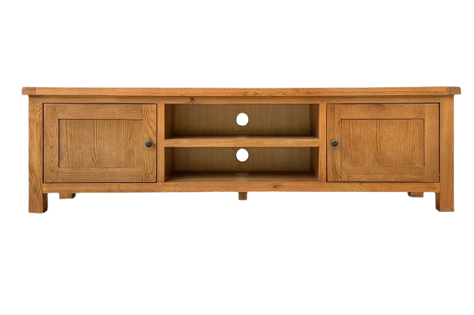 Oak Entertainment Unit - 1800mm