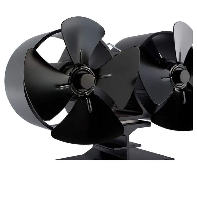 8 Blades Stove Fan Heat Powered Stove Fan - The Shopsite