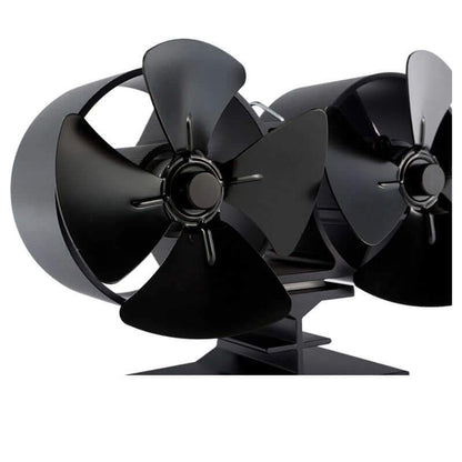 8 Blades Stove Fan Heat Powered Stove Fan - The Shopsite
