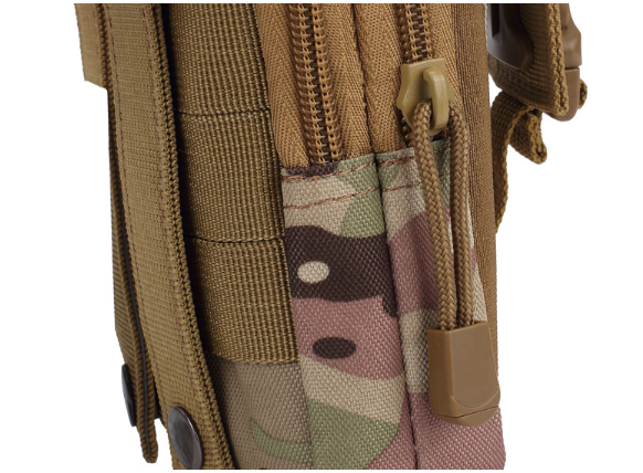 Multipurpose Tactical Molle Mobile Phone Belt Pouch Utility Waist Bag Black