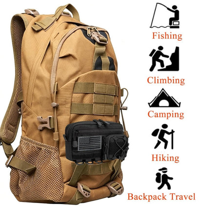 Multifunctional Portable Tactical Bag EDC Organizer Bag, Suitable For Outdoor Hiking, Travel, Camping
