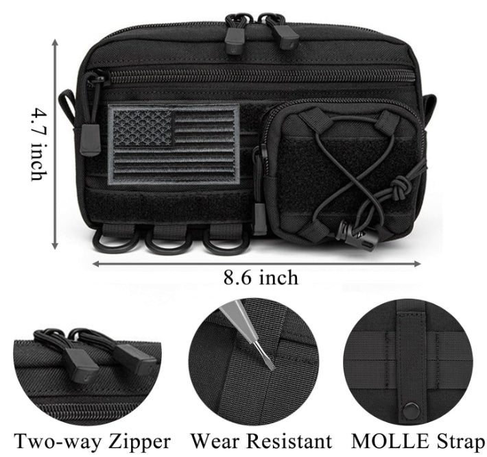 Multifunctional Portable Tactical Bag EDC Organizer Bag, Suitable For Outdoor Hiking, Travel, Camping