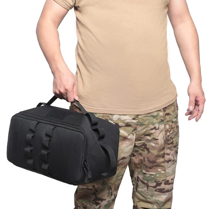 1pc Tactical Camping Storage Bag, Camping Cookware Storage Box