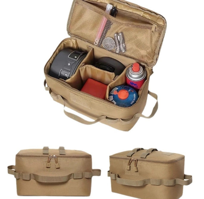 1pc Tactical Camping Storage Bag, Camping Cookware Storage Box