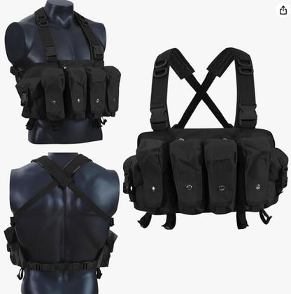 Outdoor Tactical Chest Rig Adjustable Tactical Outdoor Hunting Chest Rig