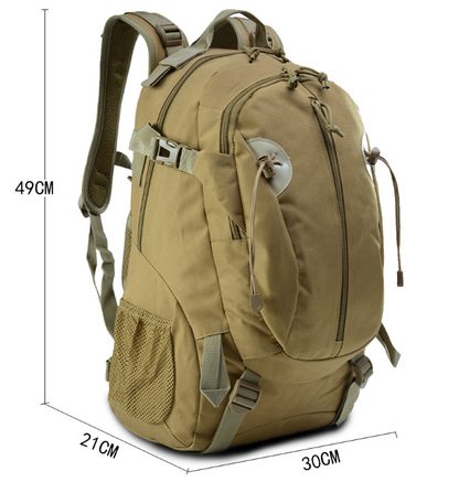 Tactical Motorcycle Backpack For Men Military 30L Travel Hiking Black