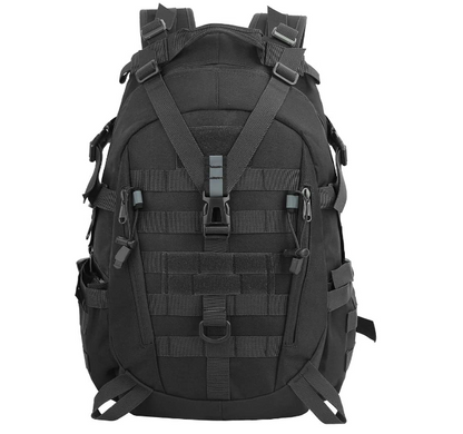 Tactical Motorcycle Backpack For Men Military 30L Travel Hiking Set C Black