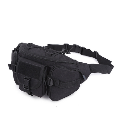 Tactical Waist Pack Portable Fanny Pack Outdoor Hiking Travel Black