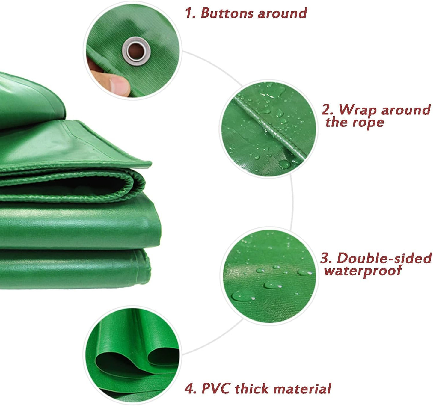 Tarp Heavy Duty Tarpaulin Tarps 2 x 5m