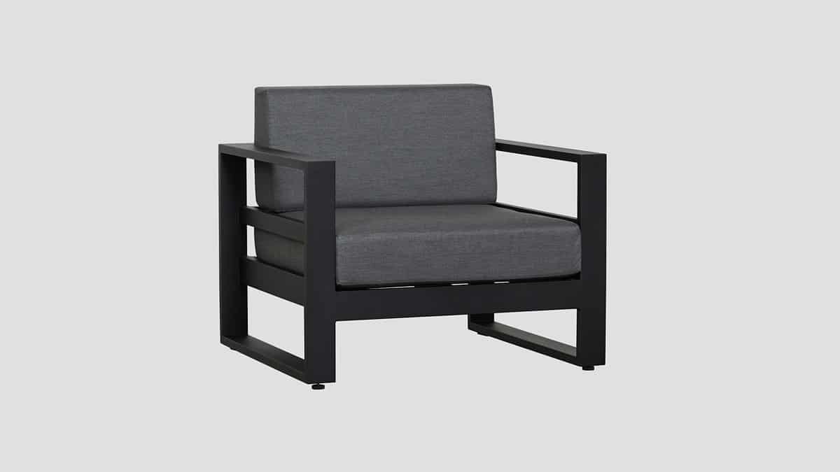 TASMAN ALU SINGLE SOFA