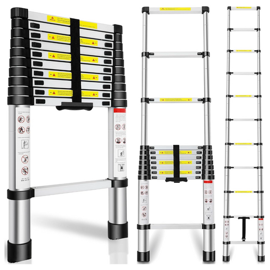 Telescopic Ladder 3.2m Aluminium Telescoping