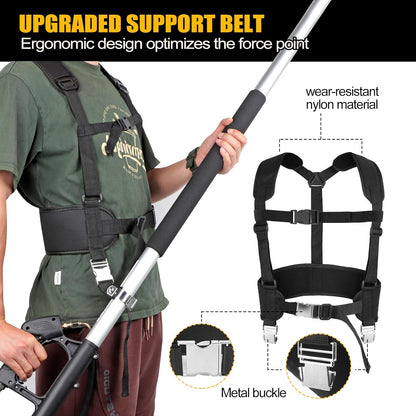 Telescoping Pressure Washer 7.3m Pole with Harness