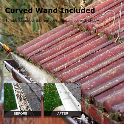 Telescoping Pressure Washer 7.3m Pole with Harness