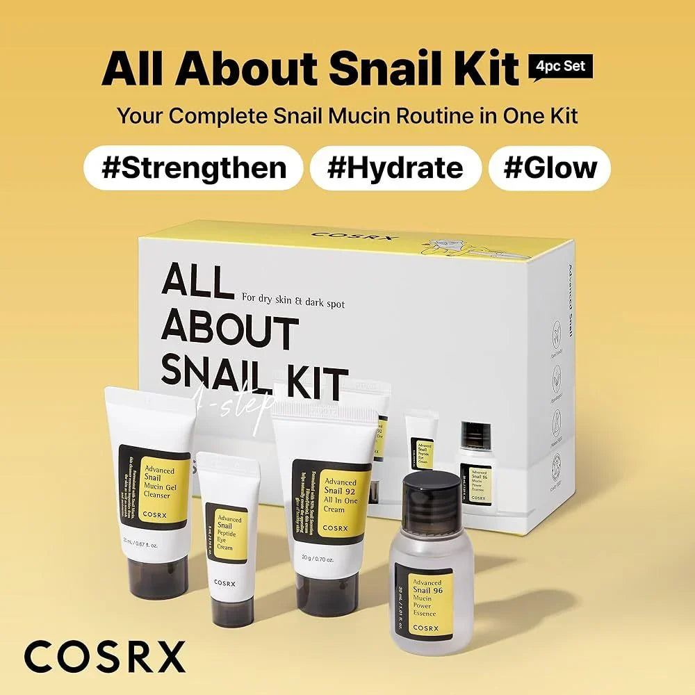 COSRX All About Snail Kit (4-Step Travel Set)