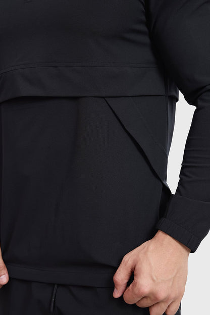 Thread Pullover Black