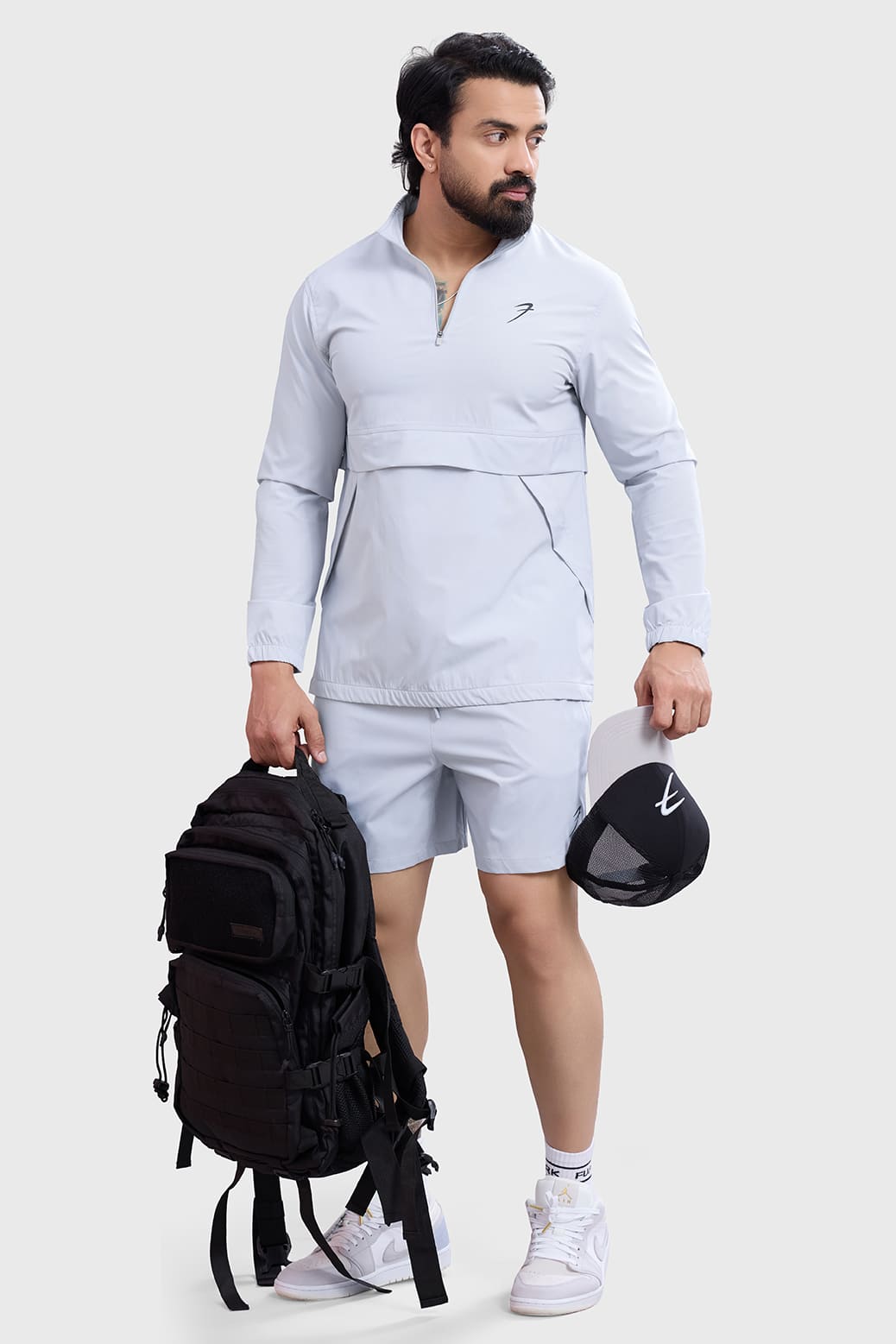 Thread Pullover Light Grey