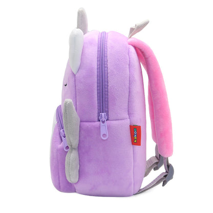 Toddler & Daycare Backpack-Purple Unicorn