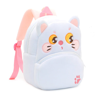 Toddler & Daycare Backpack-White Cat