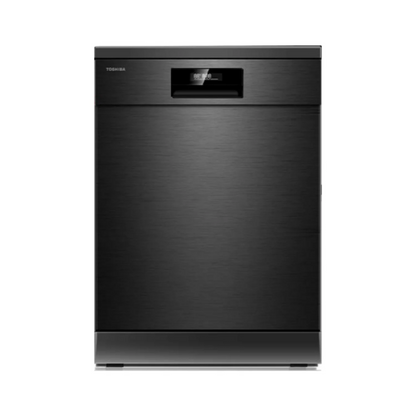 Toshiba 15 Place Settings Freestanding Dishwasher With UV Light & Auto Open with 3-year Warranty