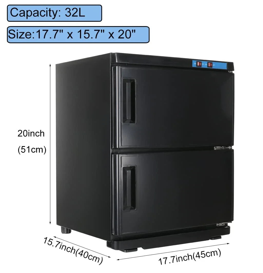 Towel Warmer Sterilizer Black 32L