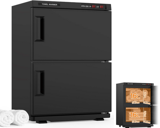 Towel Warmer Sterilizer Black 32L