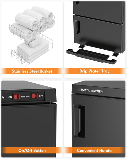 Towel Warmer Sterilizer Black 32L