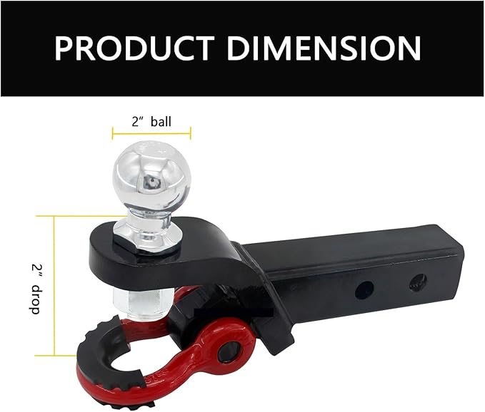 Trailer Hitch Mount with 2-Inch Ball