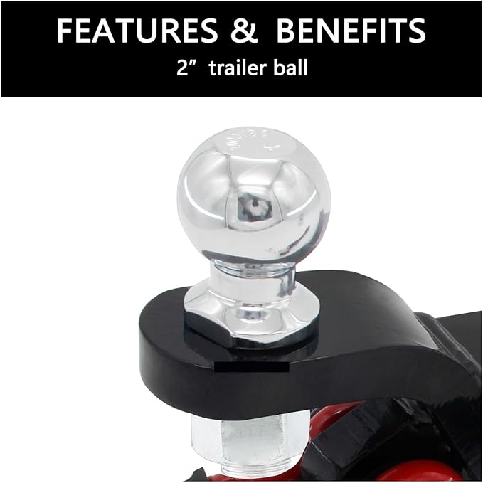 Trailer Hitch Mount with 2-Inch Ball