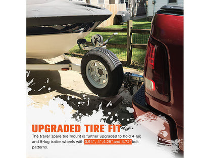 Trailer Wheel Bracket Spare Tire Carrier