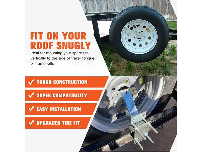 Trailer Wheel Bracket Spare Tire Carrier