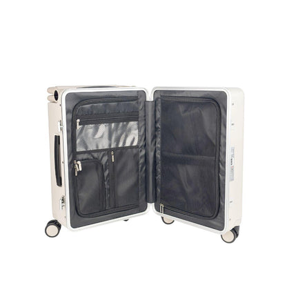 Carry On Luggage - Kids Ride On Folding Suitcase | TravelNest | Beige | 55 cm