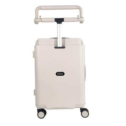 Carry On Luggage - Kids Ride On Folding Suitcase | TravelNest | Beige | 55 cm